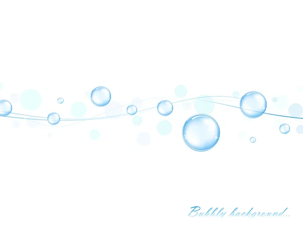 Пузырьковый фон — стоковый вектор
