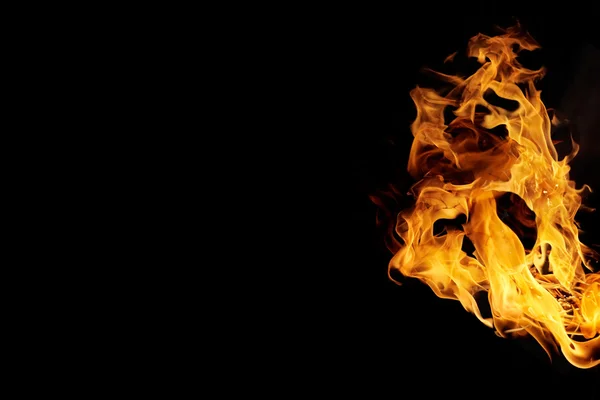 Isolerade flame — Stockfoto