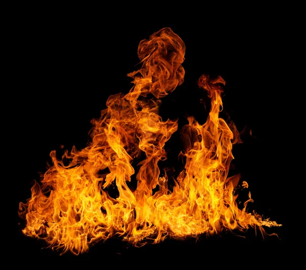 Izolované plamen — Stock fotografie