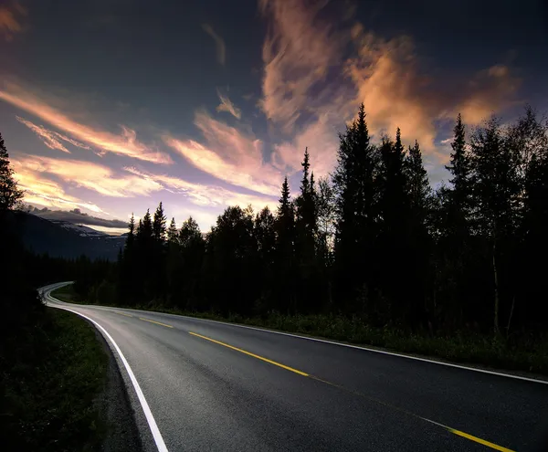 Noruega carretera — Foto de Stock