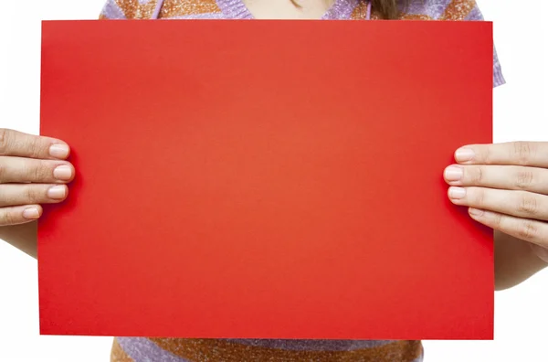 stock image Red paper