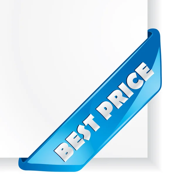 "Beste prijs "vector Corner — Stockvector