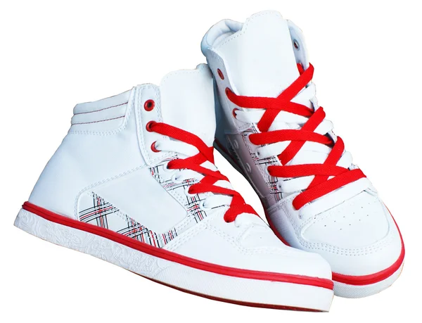 White sneakers — Stock Photo, Image