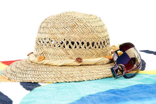 太阳镜和毛巾帽子 — 图库照片