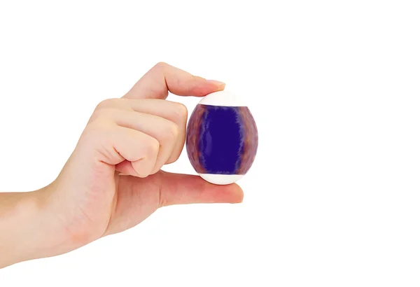 Easter Egg in a hand — Stock Photo, Image