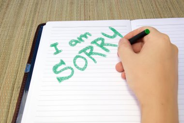 I am sorry clipart