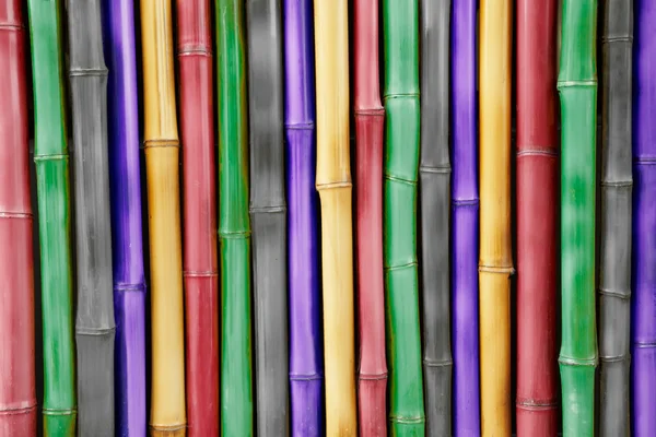 Bambus colorat — Fotografie, imagine de stoc