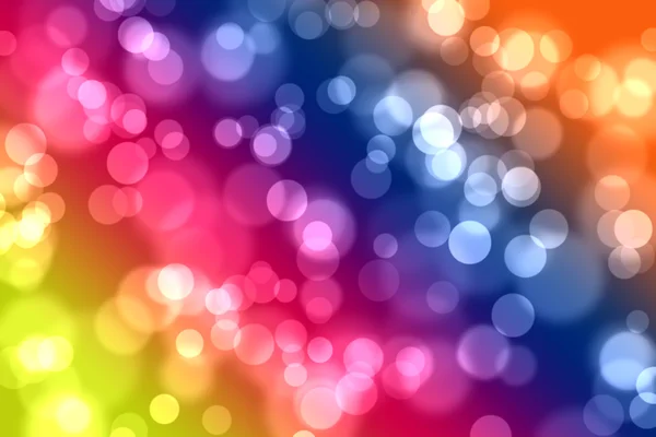 Bokeh on multi color background — Stock Photo, Image