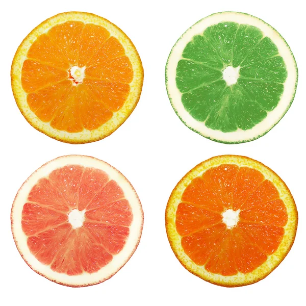 Gekleurde sinaasappelen — Stockfoto