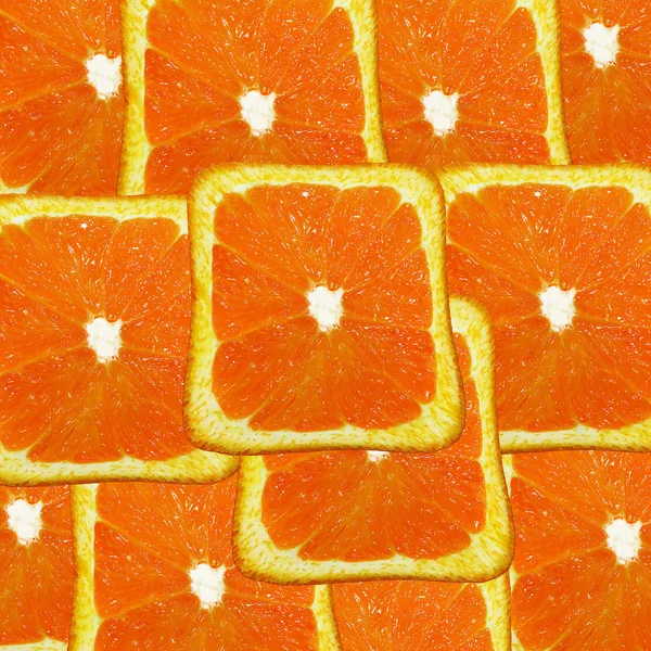 Cuartos de naranja — Foto de Stock