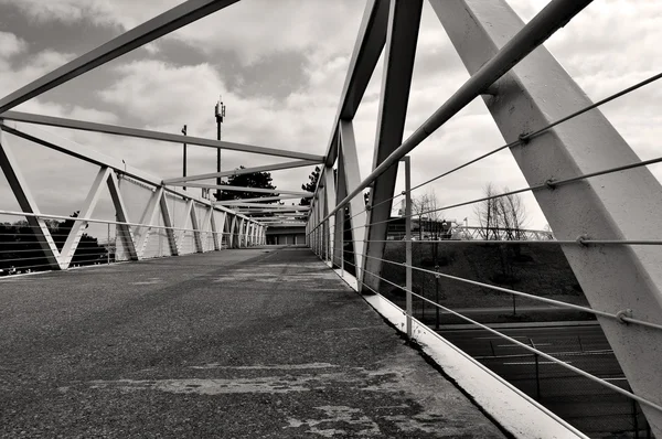 Keretében közúti híd — Stock Fotó