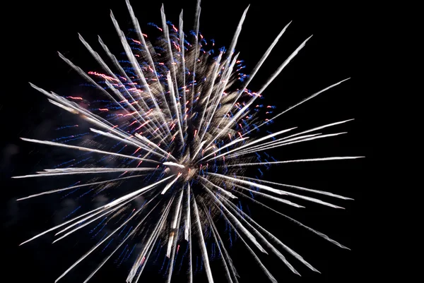 Holiday Salute, fireworks in the night s Royalty Free Stock Photos