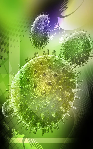 Vírus da gripe — Fotografia de Stock