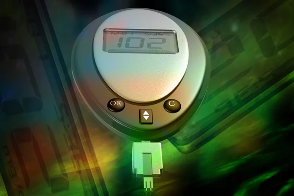 Glucose meter — Stock Photo, Image