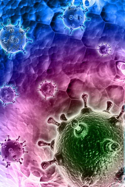 Вірусу грипу — стокове фото