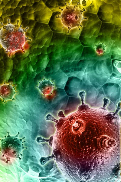 인플루엔자 바이러스 — 스톡 사진