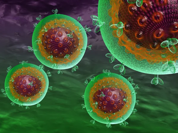 Virus HIV — Foto Stock