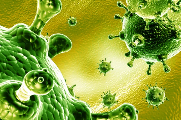 Вирус гриппа — стоковое фото