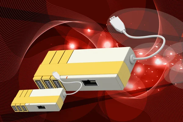 USB-aansluiting — Stockfoto