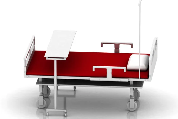 Больничная кровать — стоковое фото