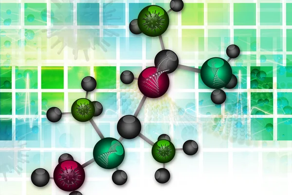 Molekularer Hintergrund — Stockfoto