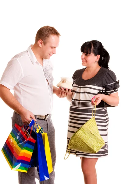 Mutlu Alışverişler — Stok fotoğraf