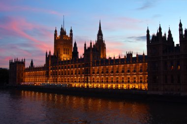 London. Parliament building. clipart