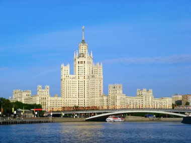 Stalin's Empire style building clipart