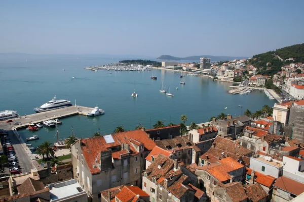 Split harbour (Croatia) — Stock Photo, Image