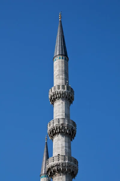 stock image Minarets of the Blue mosque