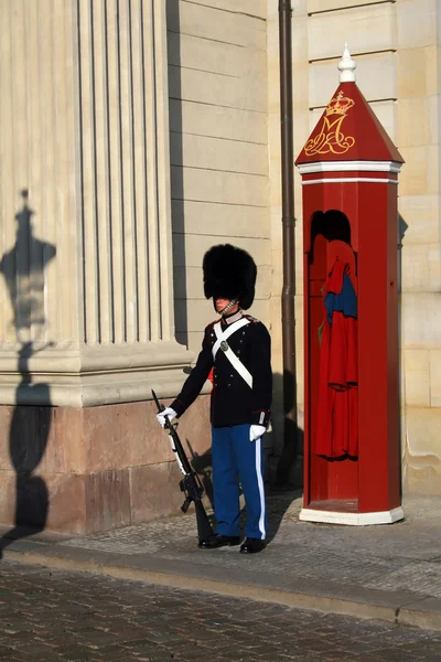 Royal gard w Kopenhadze, dania — Zdjęcie stockowe