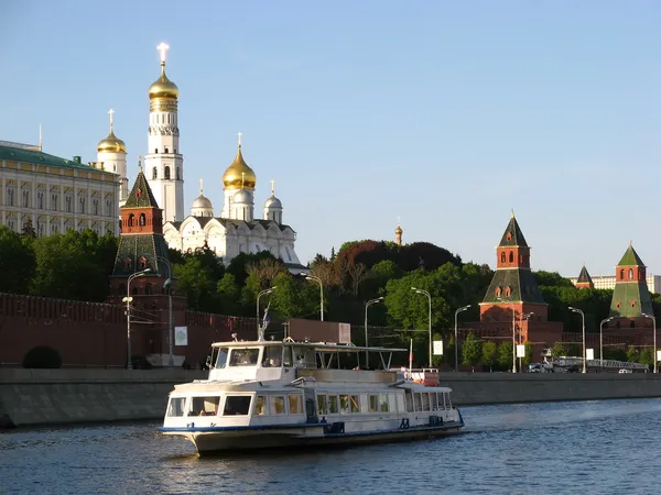 Moscow river cruise boat — Stock Photo, Image