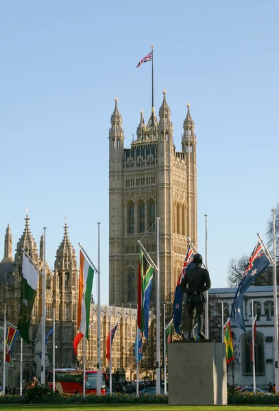 Parlament 建筑物的片段 — 图库照片