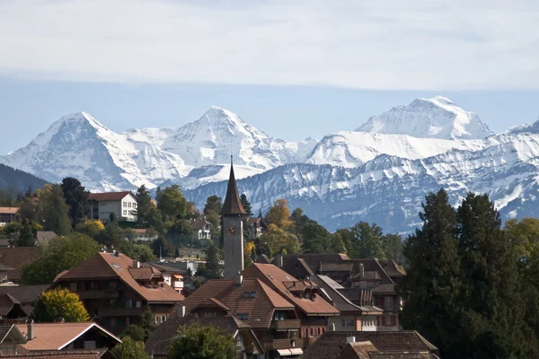 Ελβετικό χωριό — Φωτογραφία Αρχείου