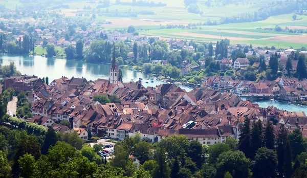 stock image Stein-An-Rhein from the top