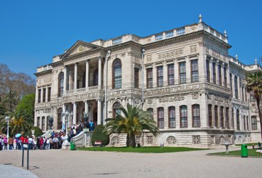 Dolmabahce palace in Istanbul clipart