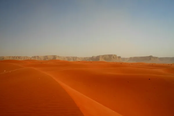 Červený písek pouště — Stock fotografie