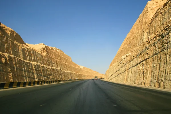 Road nära Riyad — Stockfoto