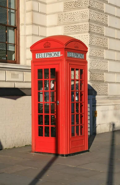 런던 전화 부스 — 스톡 사진