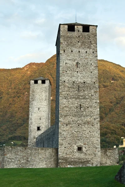Torn av gamla slott — Stockfoto