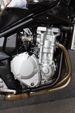 Motorcycle engine clipart