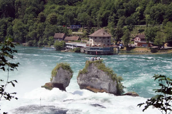 Rheinfall 瀑布 — 图库照片