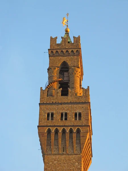 Toren van het palazzo della signoria — Stockfoto