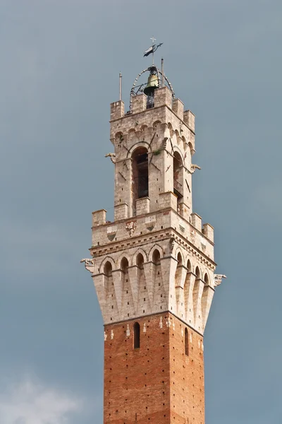 Siena - Torre del Mangia — Zdjęcie stockowe