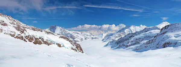 Ледник Алеча — стоковое фото
