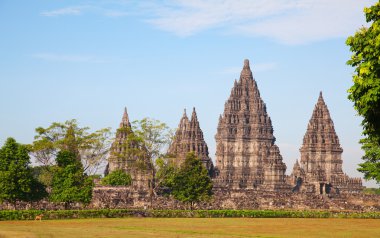 Hindu temple Prambanan clipart