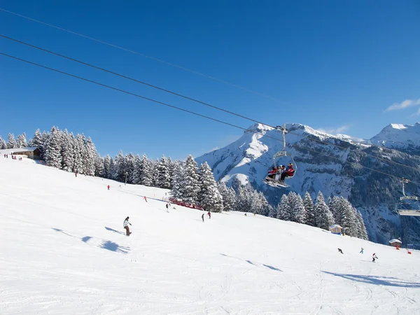 Pista de esquí — Foto de Stock