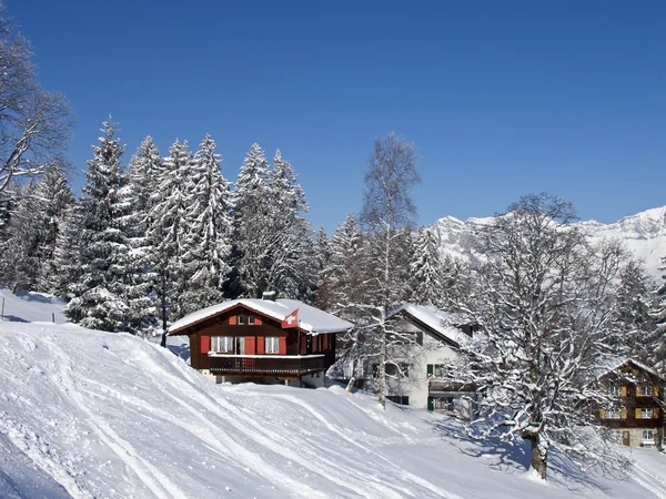 Winterferienhaus — Stockfoto