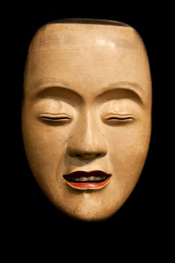 Ko-Kasshiki (young servant) Noh mask clipart