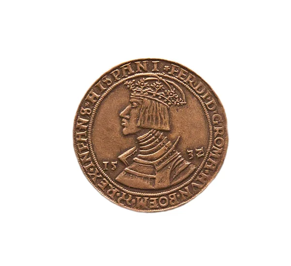 Средневековая монета — стоковое фото